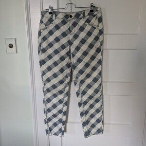 Anthropologie Daughters of the Liberation Go Getter Plaid Pant Size 6